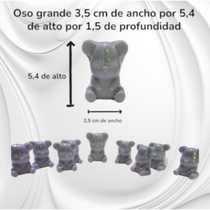 Jaboncitos Artesanales "Osos Grandes con Encanto" Pack x 5