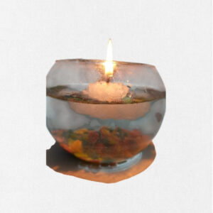 Vela flotante Peonias