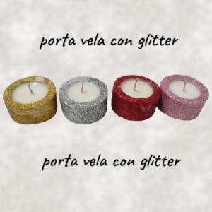 porta con glitter 1 color