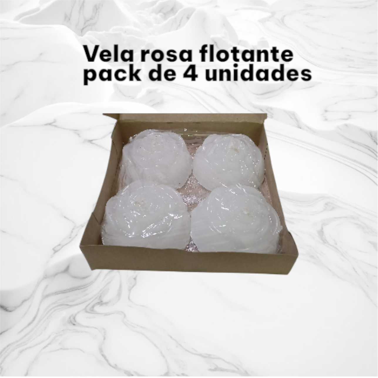 Vela flotante Rosa Grande - Imagen 2