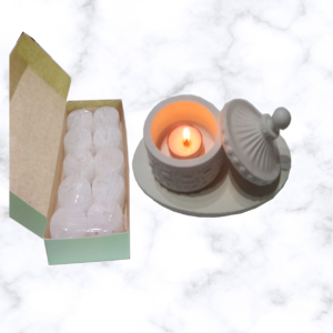 Set de Regalo - Combo N°1: Alhajero Labrado & Velas de Noche
