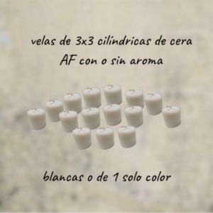 Vela Cilíndrica Premium 3  X 3 cm (1 Color) – Personalizada