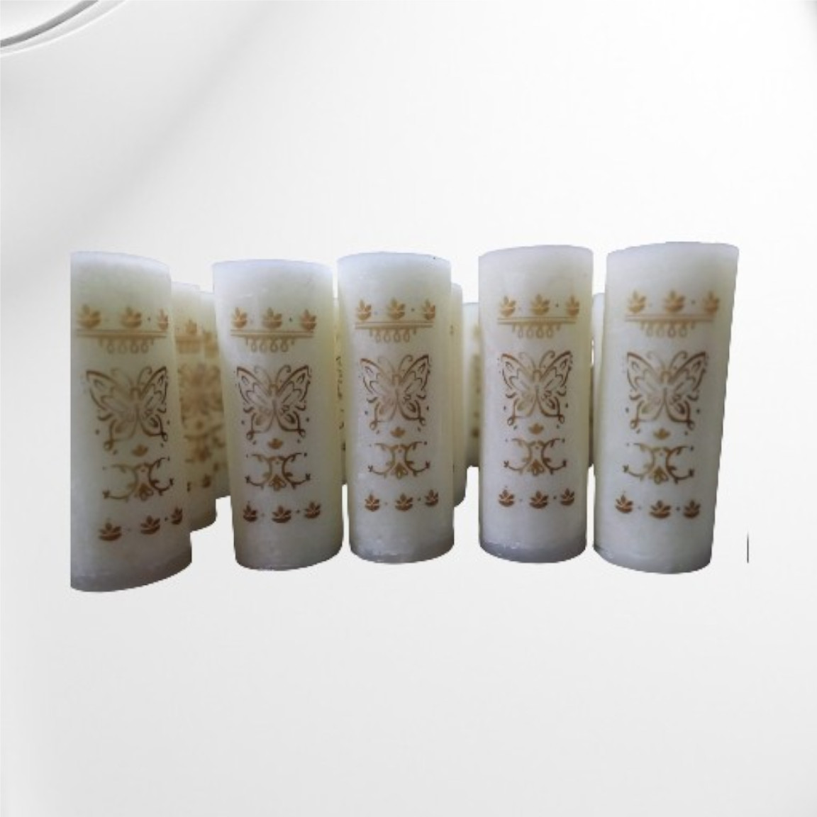 Vela Cilíndrica Grande Personalizada (4x10 cm) – Imagen Fusionada a tu Gusto y Aromas