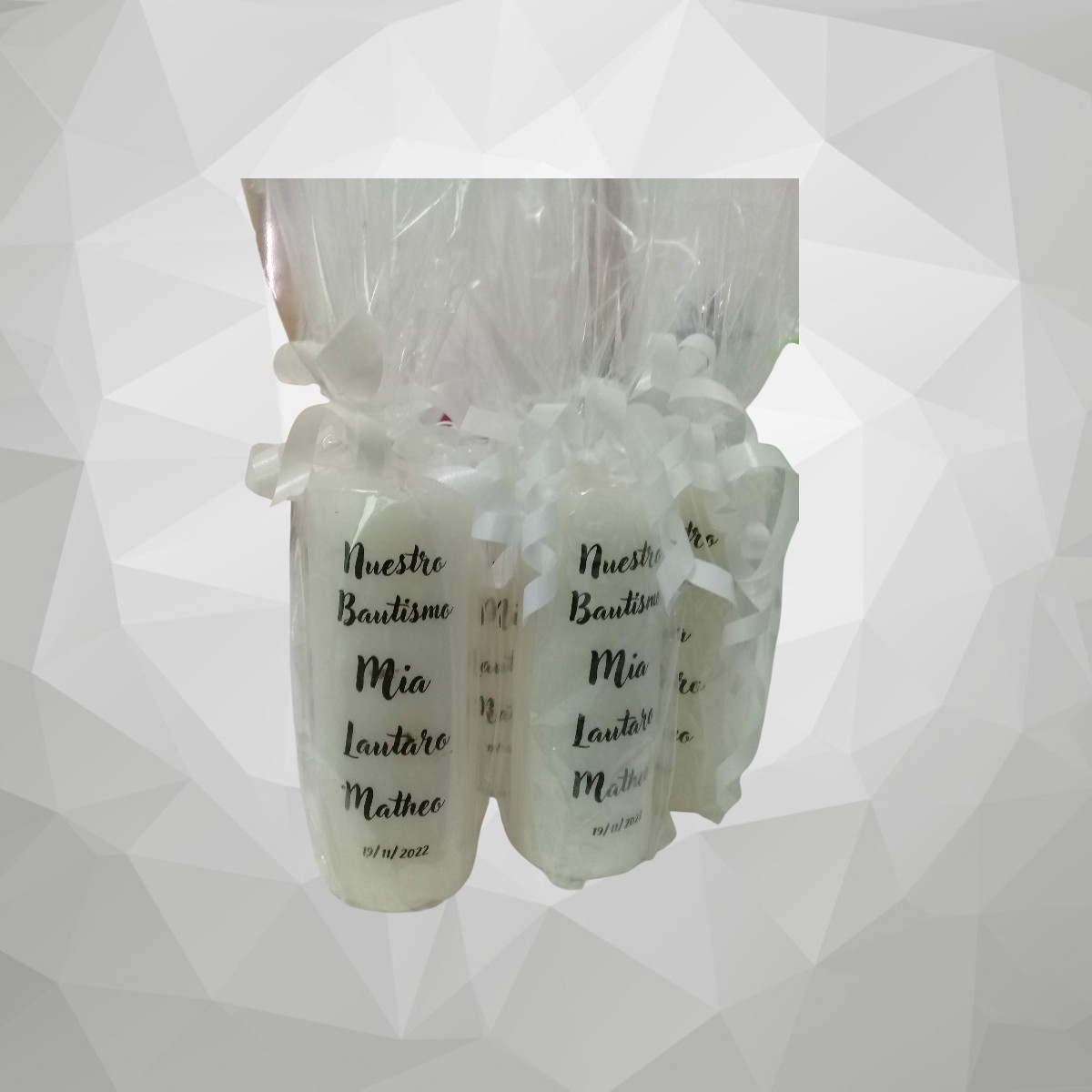 Vela Cilíndrica Grande Personalizada (4x10 cm) – Imagen Fusionada a tu Gusto y Aromas - Imagen 3