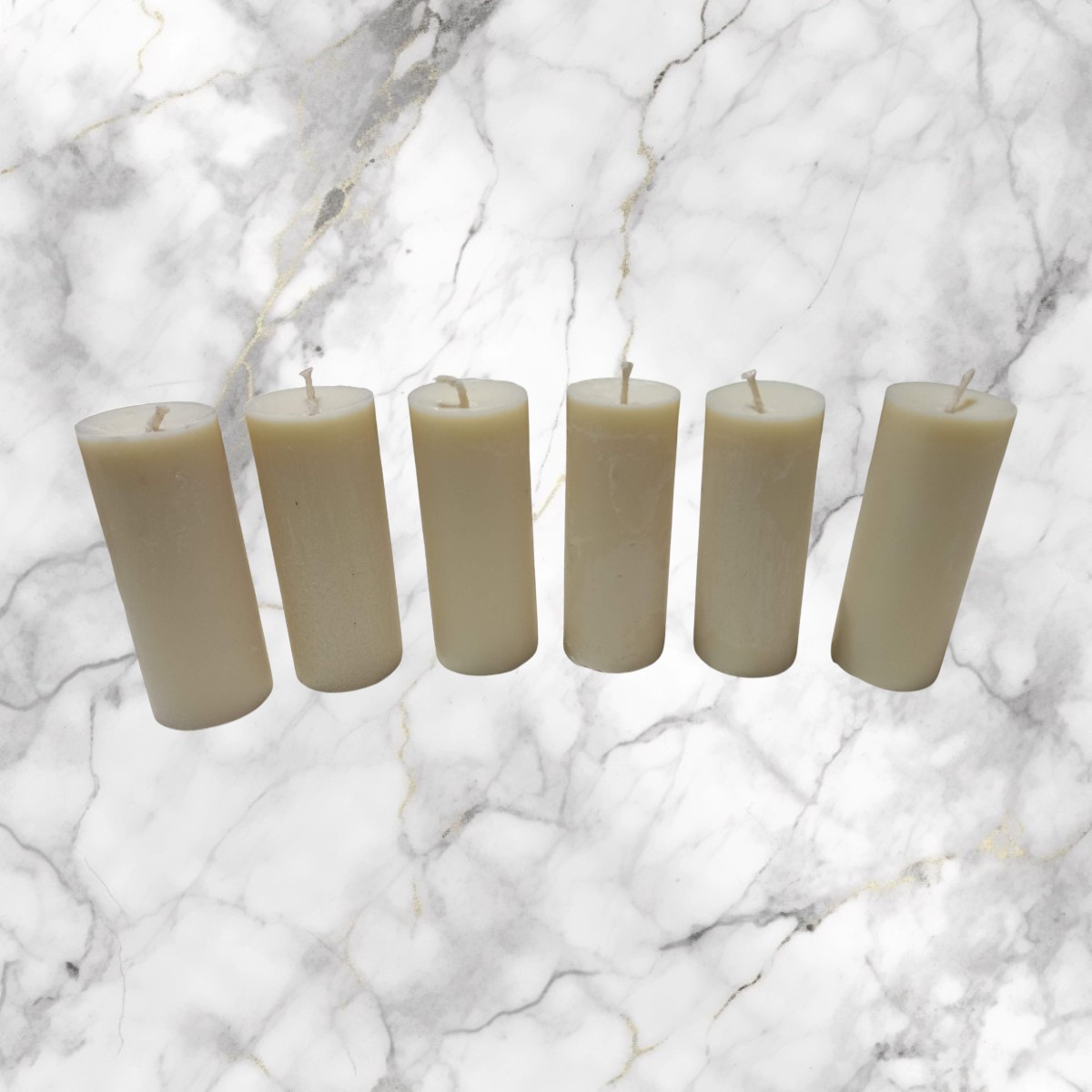 Pack x3 Velas Cilíndricas de Soja (4x10 cm) – Ideal Souvenirs - Imagen 3