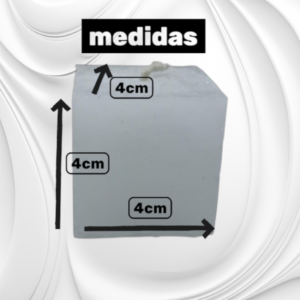 Pack de 10 Velas Cubo Artesanales de 4x4x4 cm