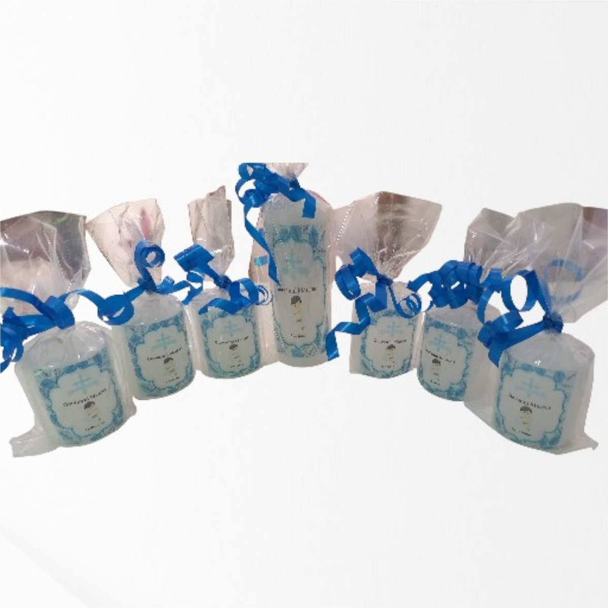 Pack x3 Velas Cilíndricas Personalizadas (5x5 cm) con Diseño Fusionado - Brezos Aromas