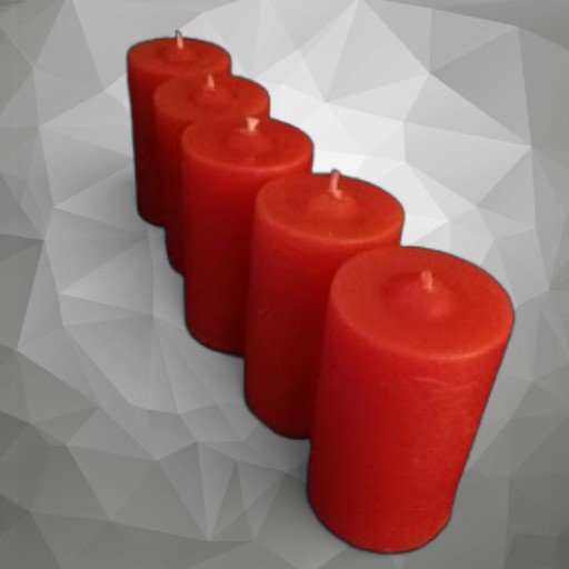 Pack x3 Velas Cilíndricas (5x9 cm) – Ideal Centros de Mesa – Brezos Aromas