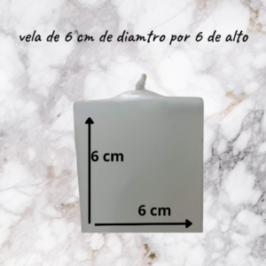 Velas Cilíndricas Simétricas (6x6 cm) – Brezos Aromas