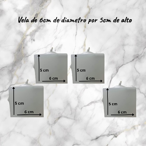 Pack de 3- Velas Cilíndricas Robustas (6x5 cm) – Brezos Aromas