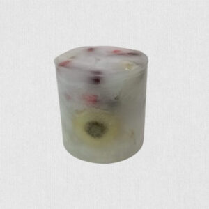 Vela Botánica con Flores Secas (8x8 cm) – Brezos Aromas
