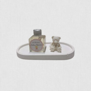 Set de Regalo - Combo N° 13: Bandeja Deco, Difusor Personalizado & Jaboncito Oso Mediano