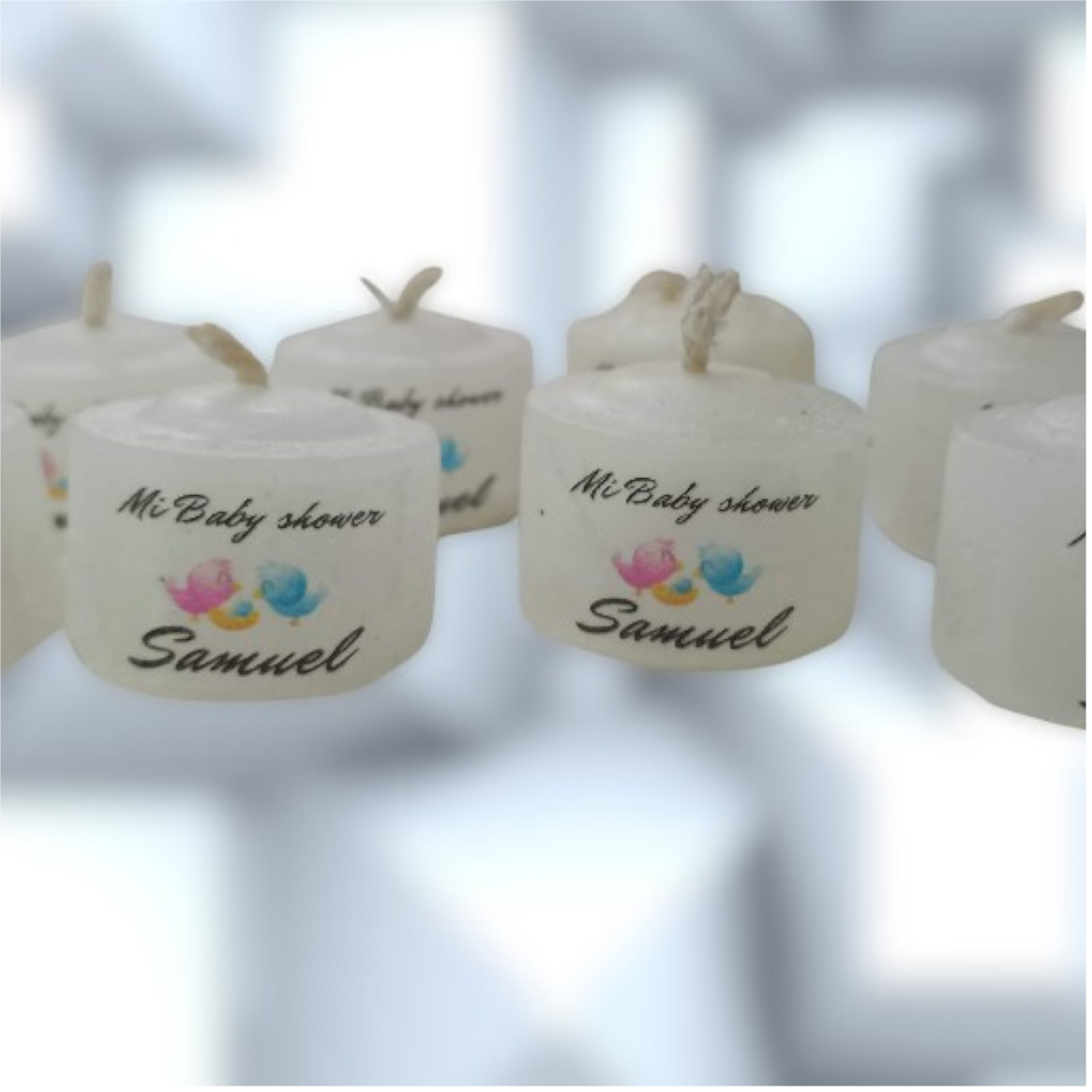 Velas de Noche Personalizadas (Pack x 10)