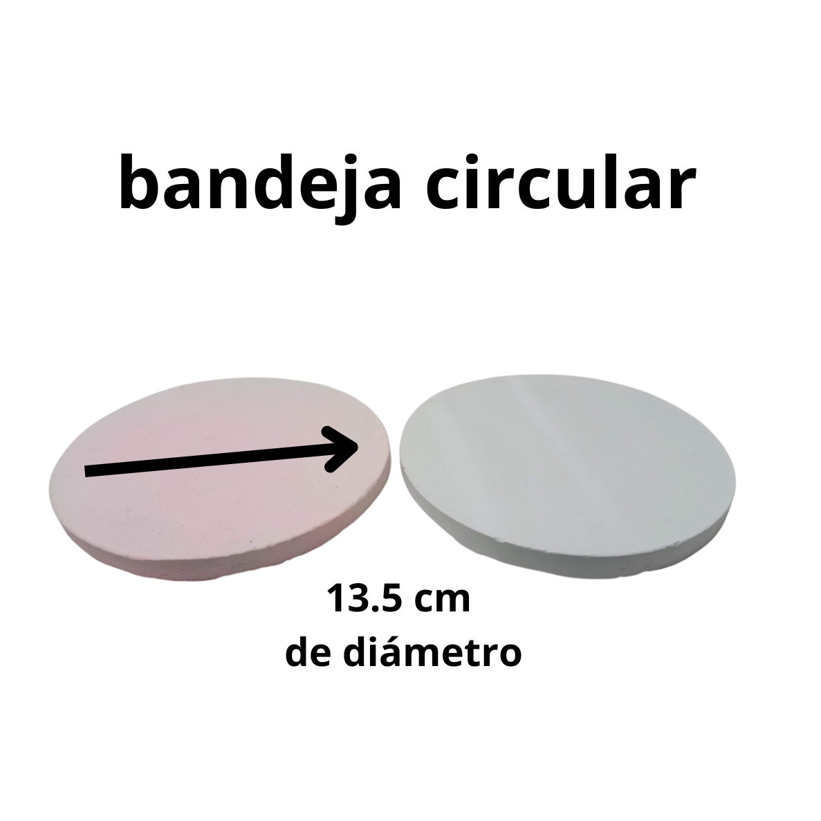 Bandeja Circular Multiuso (13.5 cm) – Elegancia y Versatilidad - Imagen 2