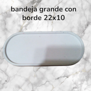 Bandeja Ovalada XL – Base Decorativa Premium (22.8x10.2 cm)