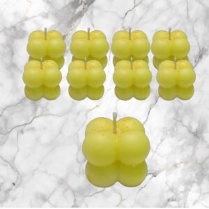 Mini Vela Bubble de Soja (4x4 cm) – Ideal Souvenirs y Eventos