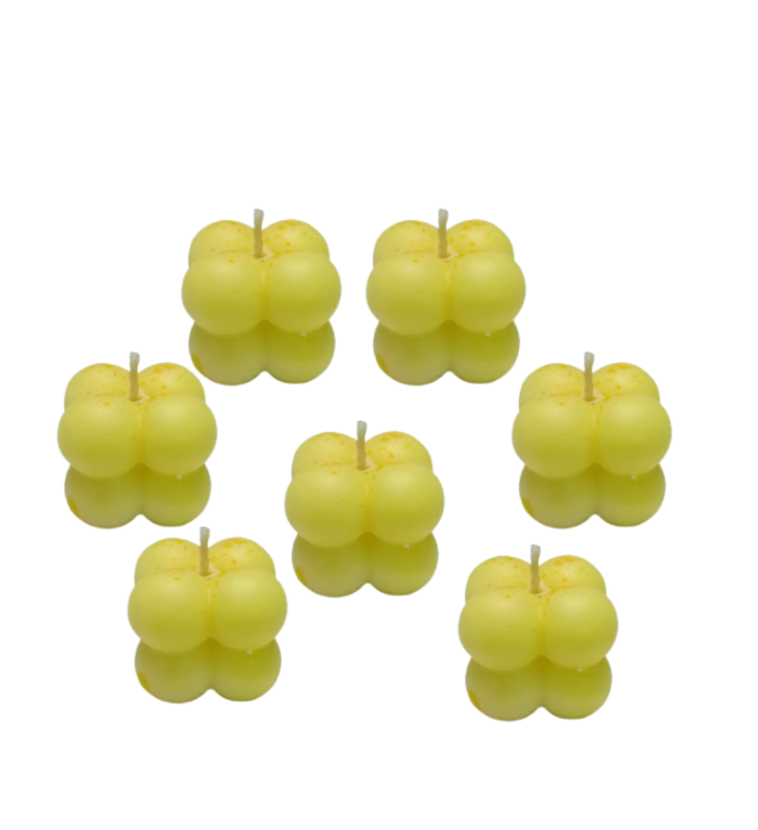 Mini Vela Bubble de Soja (4x4 cm) – Ideal Souvenirs y Eventos - Imagen 3