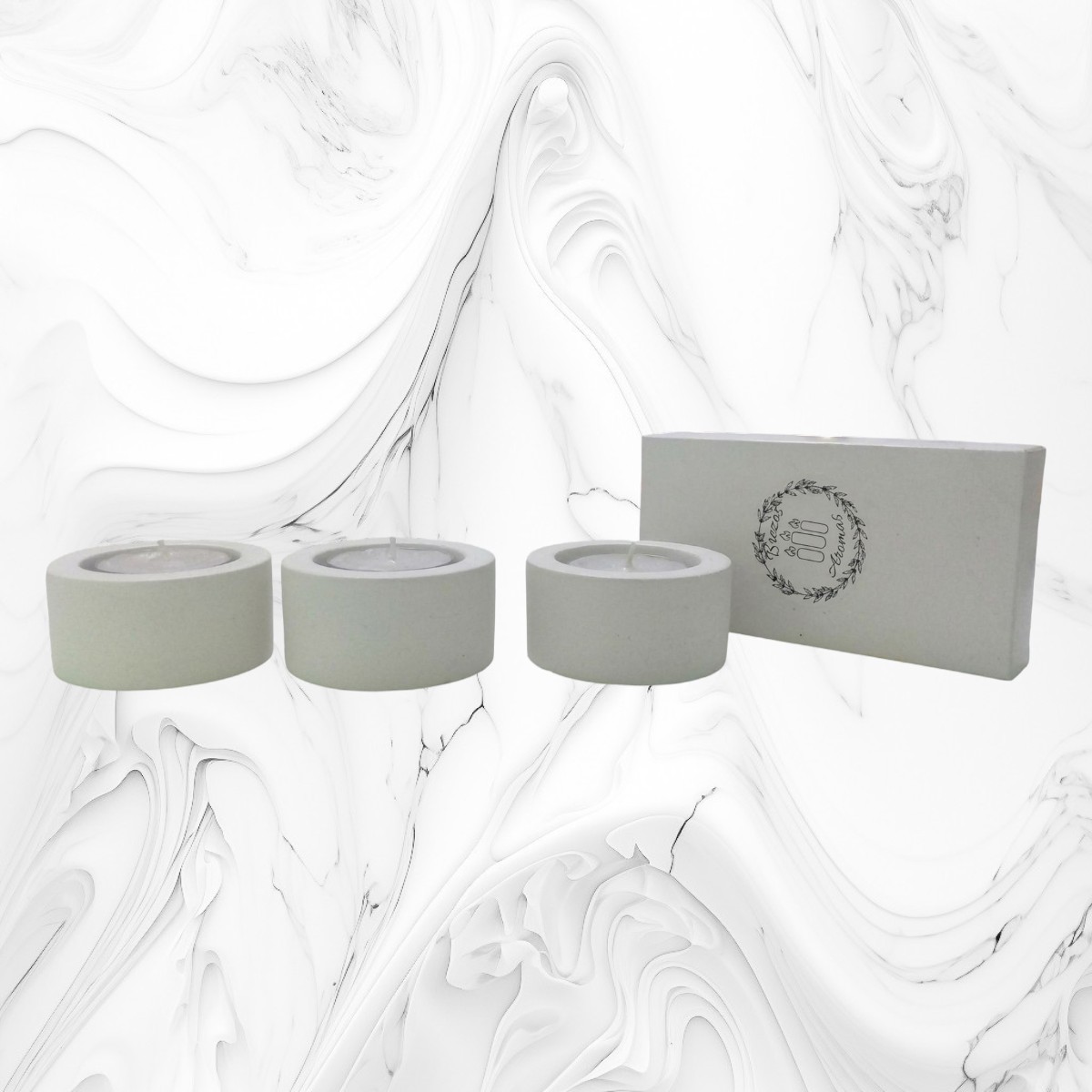Set de Regalo - Combo N° 25: Portavela Individual & Pack de Velas de Noche - Imagen 5