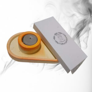 Set de Regalo - Combo N° 35: Bandeja Deco, Portavela Individual Liso & Pack de Velas de Noche