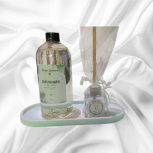 Set de Regalo - Combo N° 44 Premium: Bandeja Deco, Difusor (70cc) & Repuesto Difusor (500cc)