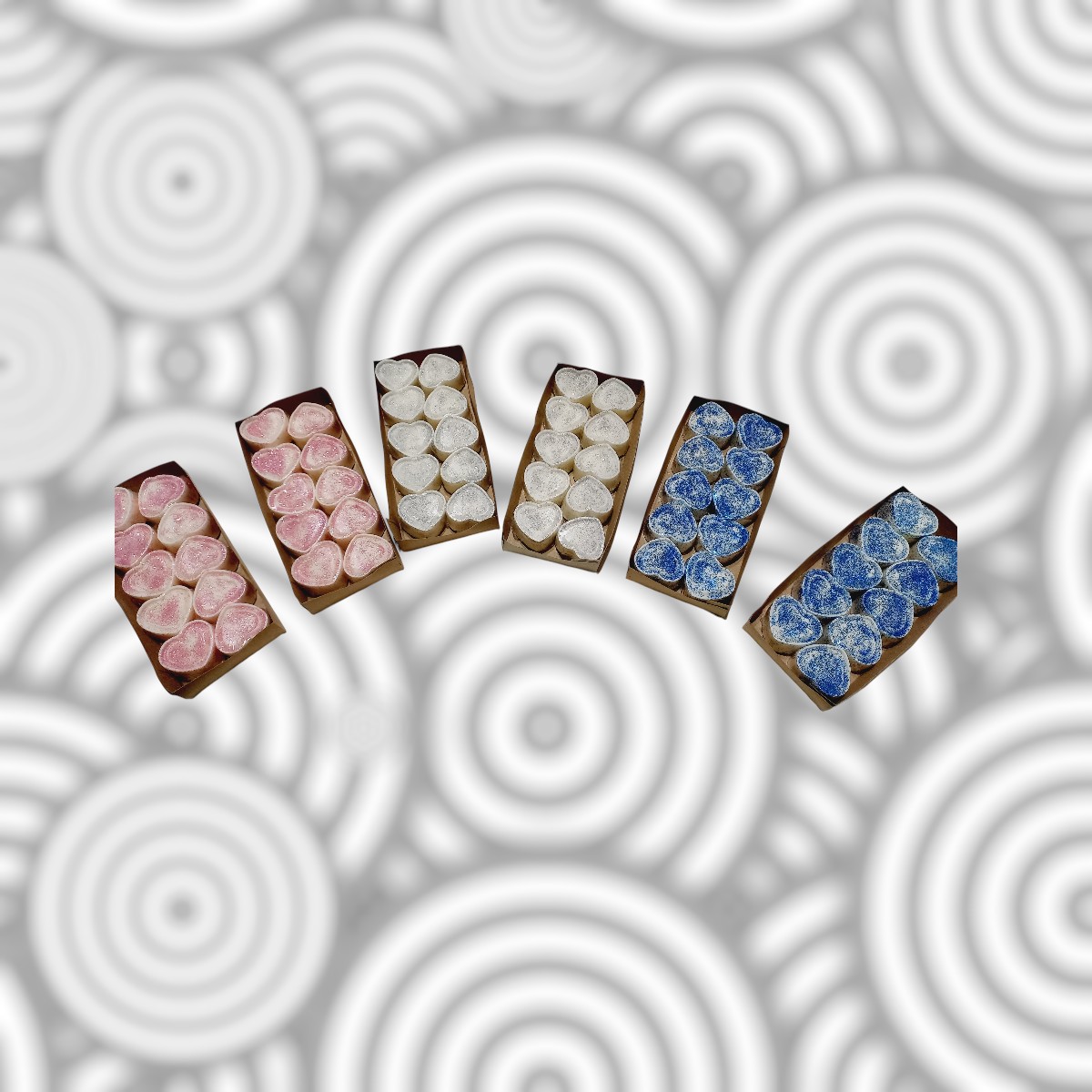 Pack de Jaboncitos "Corazón Liso con Glitter" (10 unidades) – Brillo y Elegancia Artesanal - Imagen 4