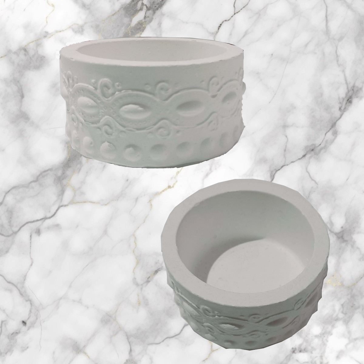Cuenco Labrado Premium – Detalle de Diseño para Souvenirs (8 cm) - Imagen 3