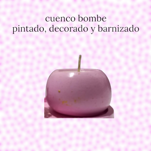 Cuenco Bombé Artesanal – Base Decorativa y Souvenir (8 cm) - Imagen 5