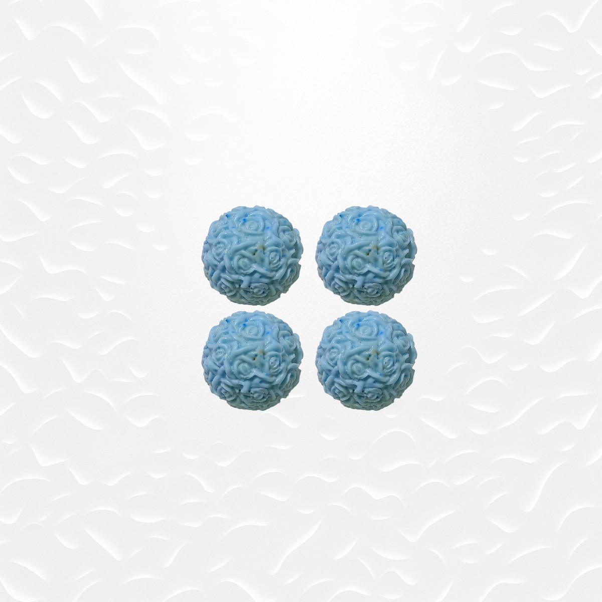 Pack de Jaboncitos "Esfera con Rositas en Relieve" (4 unidades) – Sofisticación Artesanal - Imagen 5