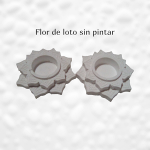 Envase Flor de Loto – Decoración Artesanal Premium (8 cm)
