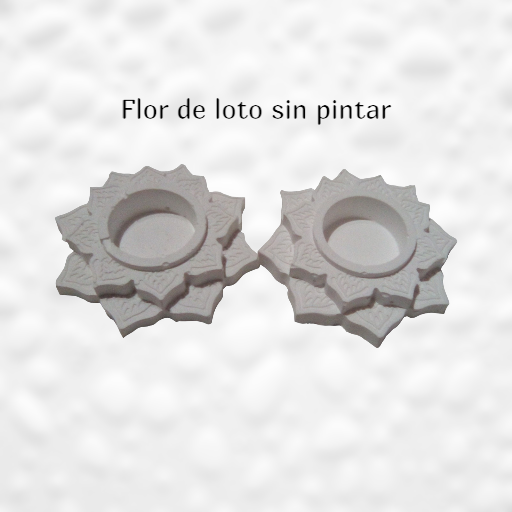 Envase Flor de Loto – Decoración Artesanal Premium (8 cm)