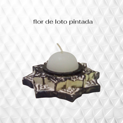 Envase Flor de Loto – Decoración Artesanal Premium (8 cm) - Imagen 2