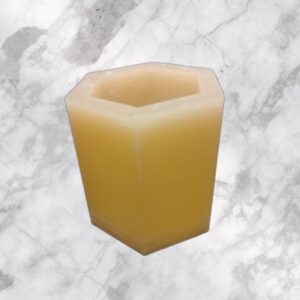 Fanal Hexagonal Artesanal (12x12 cm) – Diseño Geométrico Exclusivo
