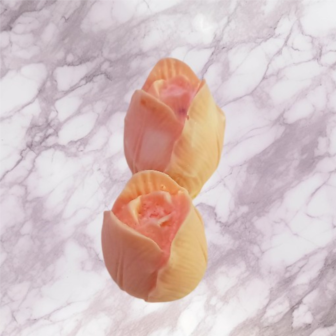 Souvenirs Artesanales: Pimpollo de Tulipán bolsita de organza - Imagen 2