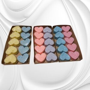 Pack de Jaboncitos Artesanales "Corazón Labrado" (10 unidades) – El Detalle Perfecto