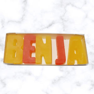 Vela Letra Grande Personalizada (4 cm)