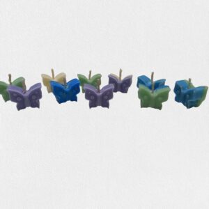 Pack x10 Mini Velas Mariposa de Soja (3 cm) – Ideal Souvenirs