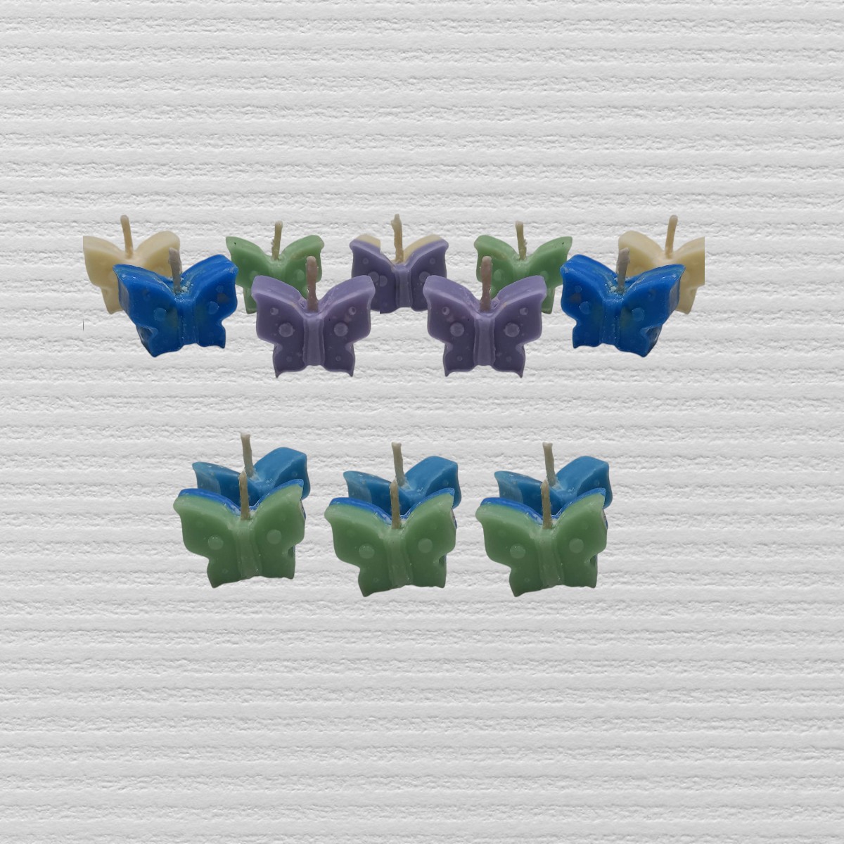Pack x10 Mini Velas Mariposa de Soja (3 cm) – Ideal Souvenirs - Imagen 3