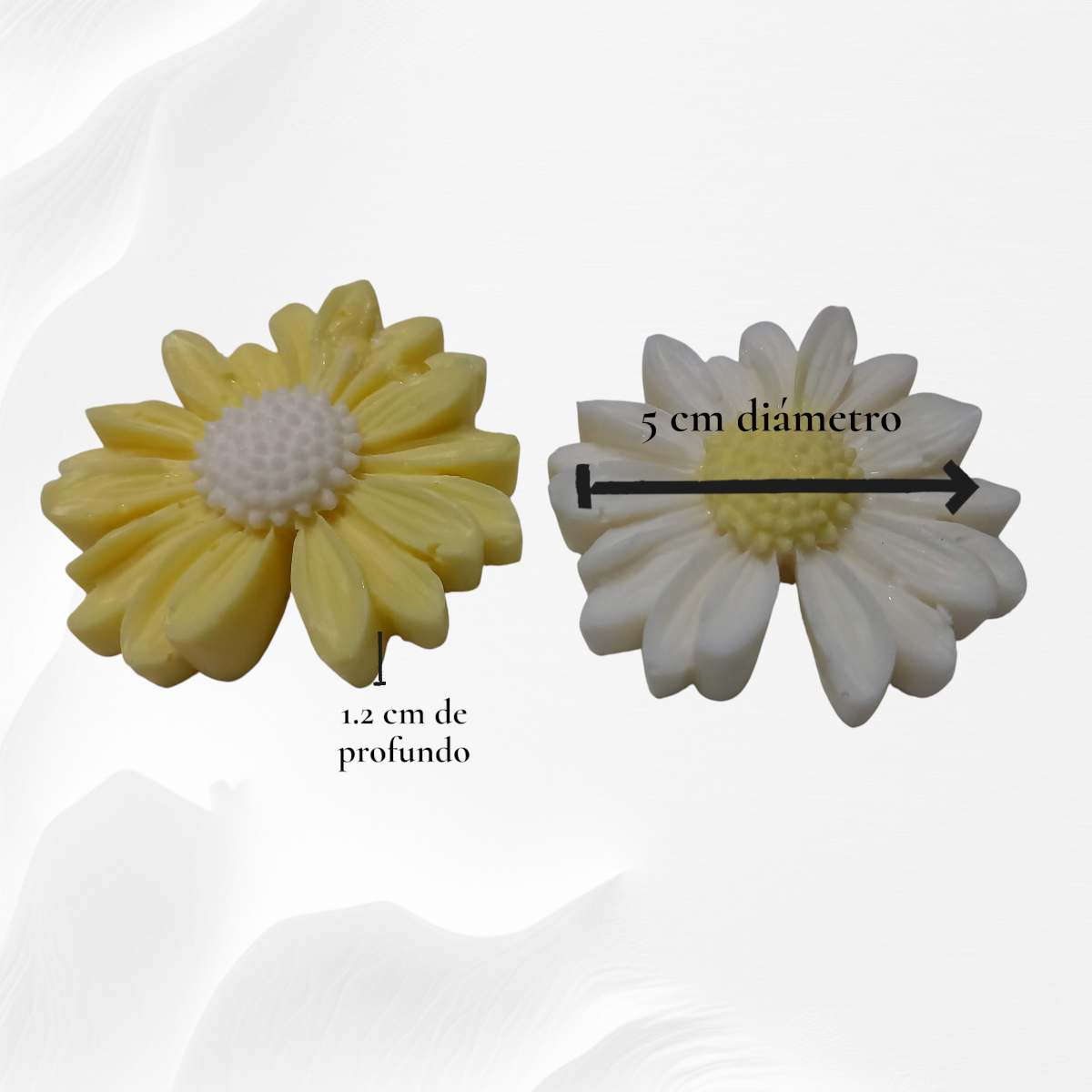 Pack de Jaboncitos "Margarita 3D" (6 unidades) – Diseño Artesanal Elegante - Imagen 9
