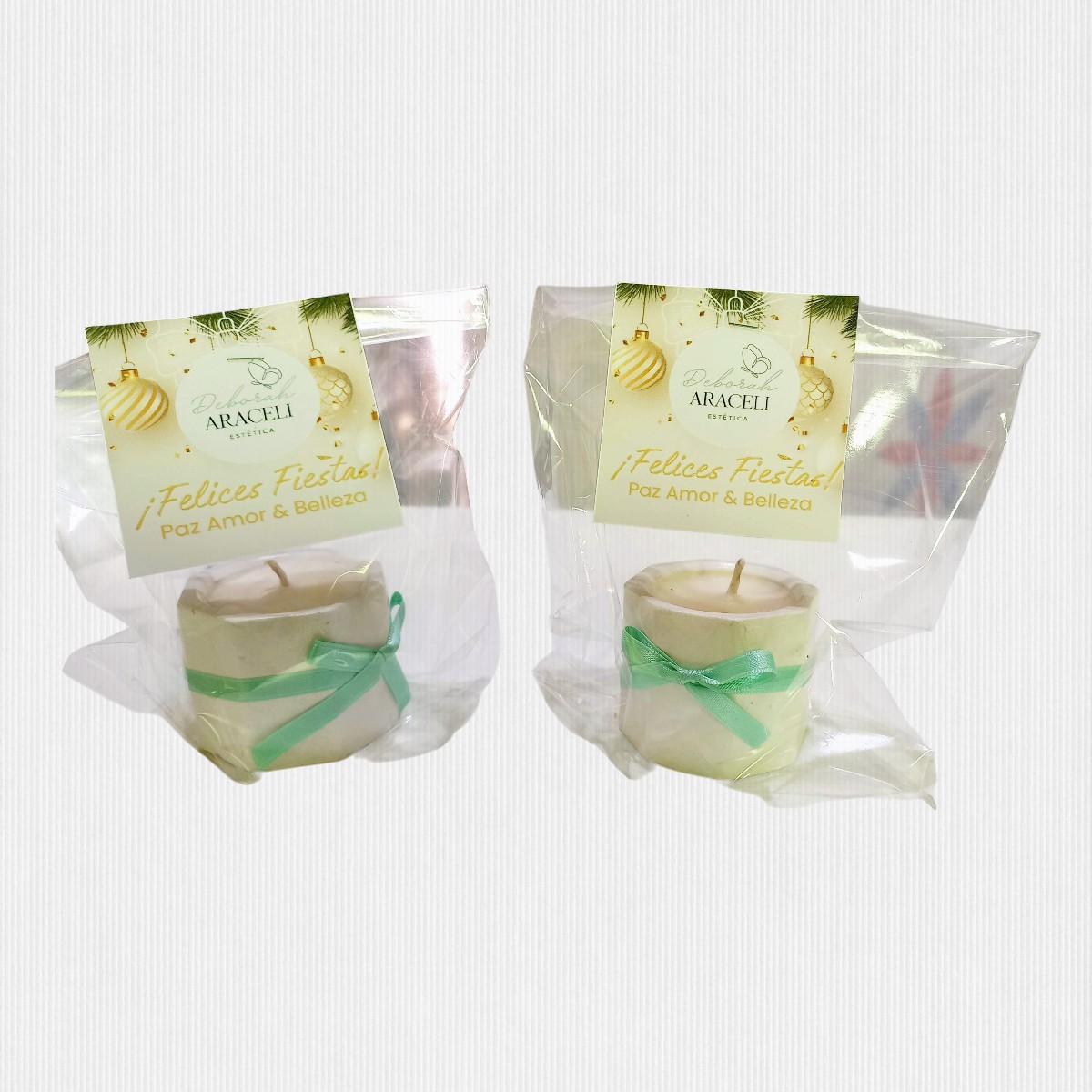Vela de Soja Aromática en Envase Octogonal de Yeso (45cc) - Imagen 7