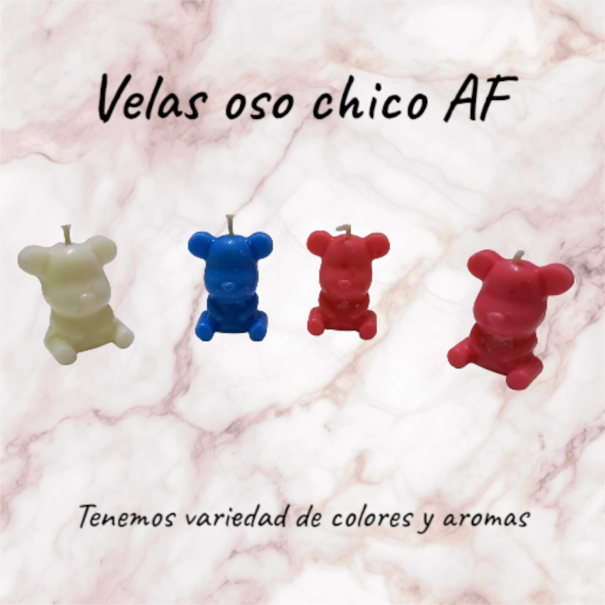 Pack x10 Velas de Soja Oso Chico – Ideal Souvenirs - Imagen 5