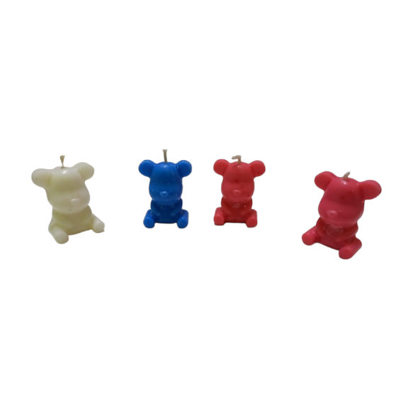 Pack x10 Velas de Soja Oso Chico – Ideal Souvenirs - Imagen 4