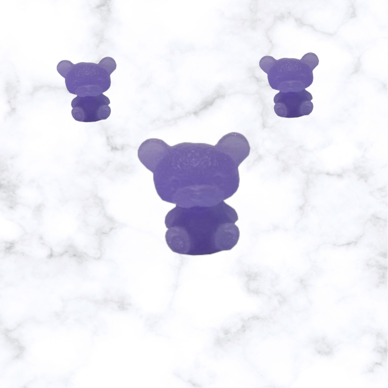 Pack de 5--Vela de Parafina Oso Grande 3D - Imagen 3