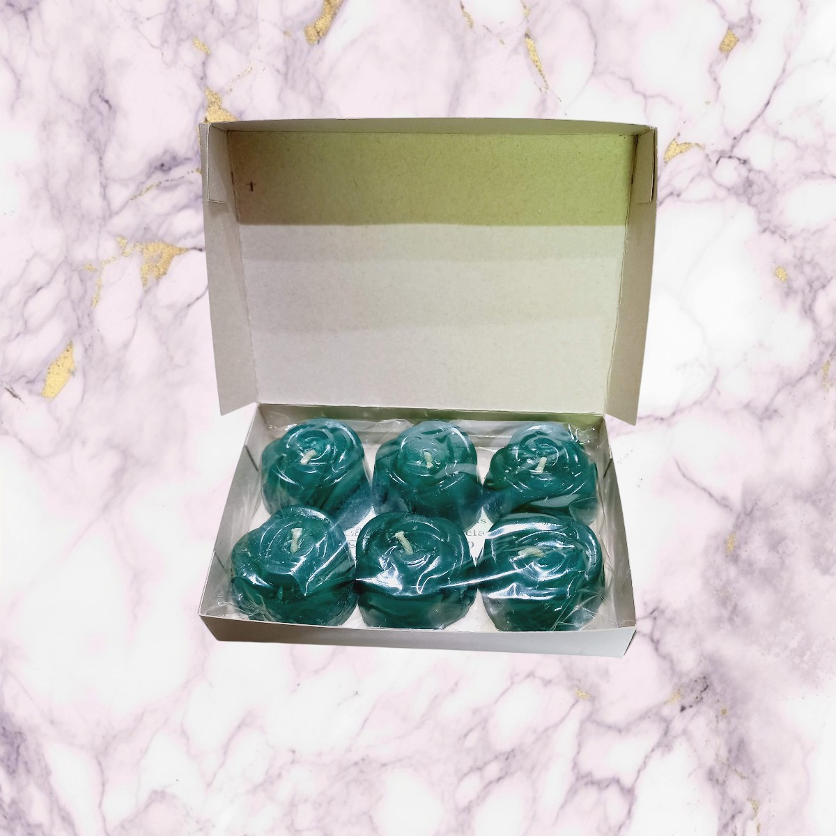 Pack x6 Velas de Parafina Rosa Mediana (4.2 cm) - Imagen 5