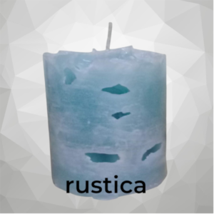 Vela Rústica Premium (7x7 cm) – Brezos Aromas
