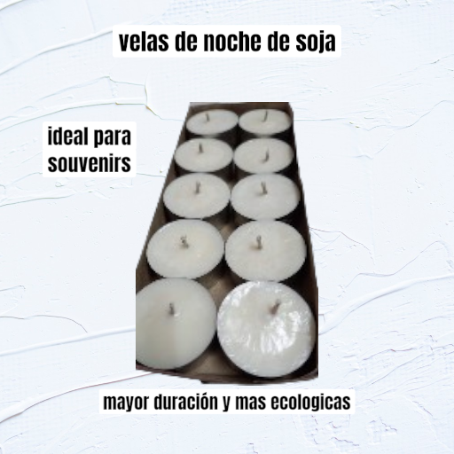 Velas de Noche de Soja (Pack x 10)existenc
