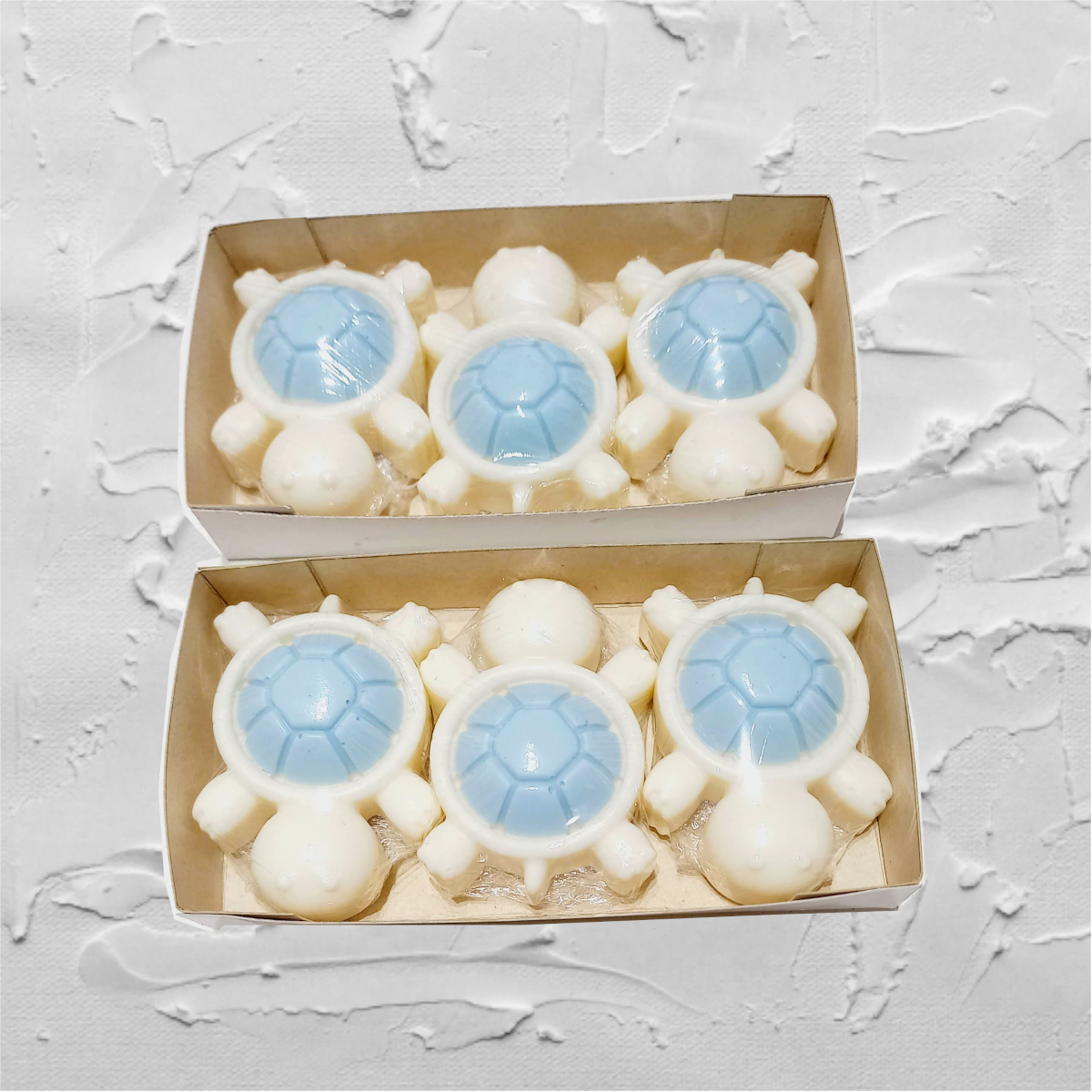 Jaboncitos Artesanales "Tortuga" (Pack de 3 unidades) – Souvenir Personalizable - Imagen 2