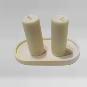 Pack x3 Velas Cilíndricas de Soja (4x10 cm) – Ideal Souvenirs