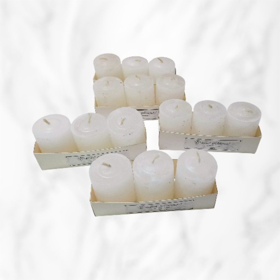 Velas Cilíndricas Artesanales (4x5 cm) – Pack de 3 -Brezos Aromas - Imagen 3