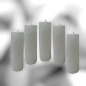 Vela Cilíndrica Artesanal (6x16 cm) – Brezos Aromas
