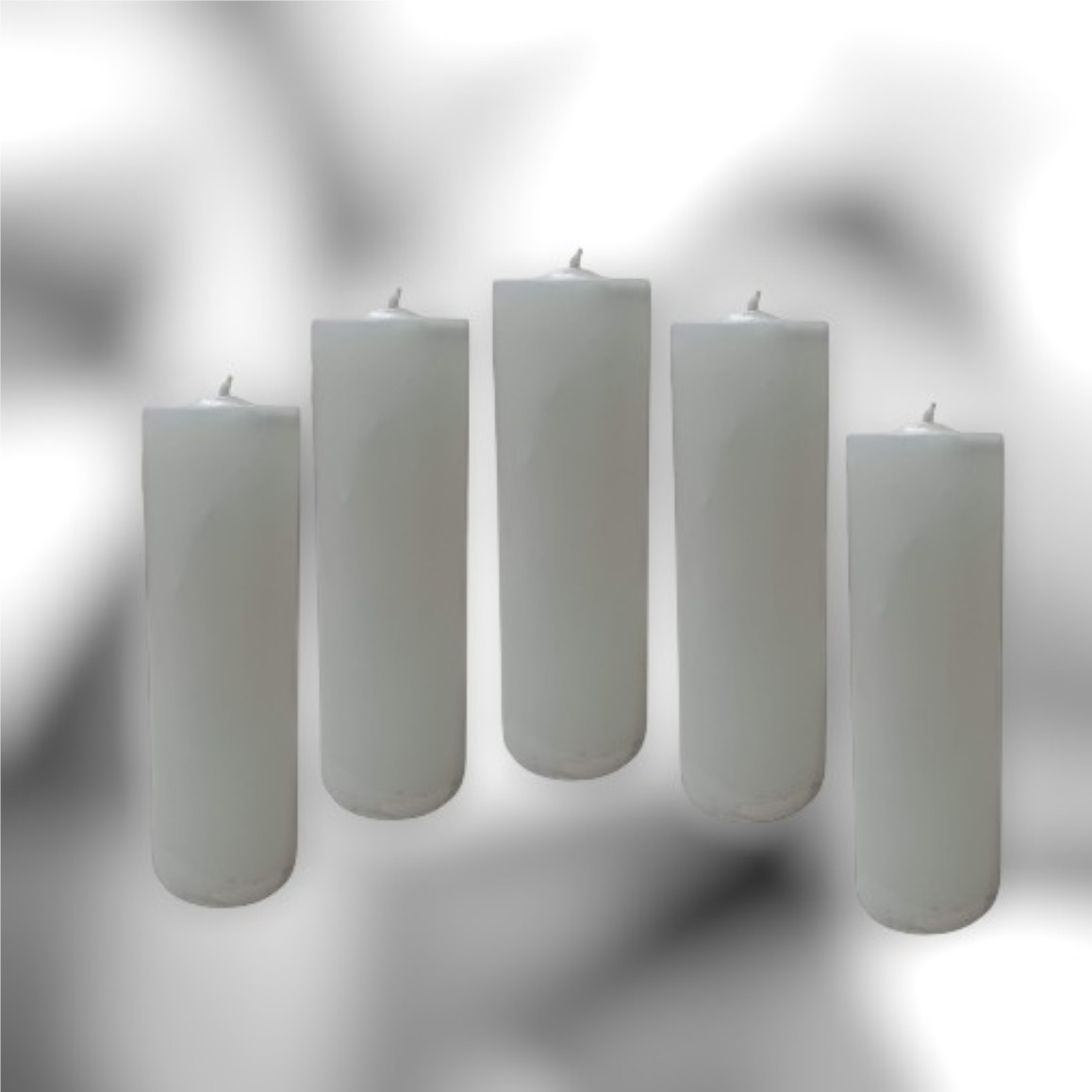 Vela Cilíndrica Artesanal (6x16 cm) – Brezos Aromas